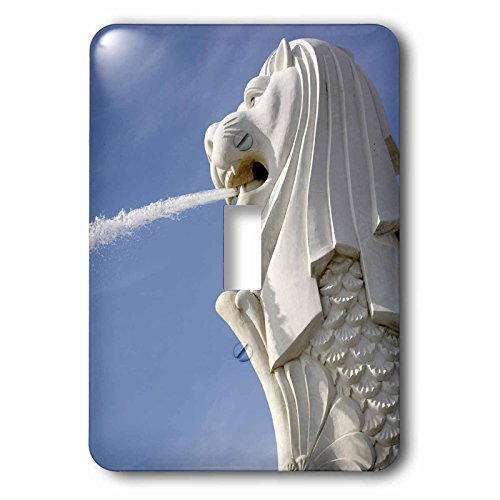 Interrupteur à bascule Singapour Merlion pour décoration murale