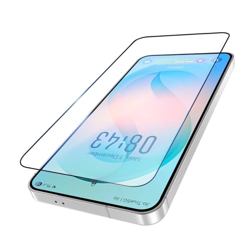 Image of Vaku Luxos HD Tempered Glass Screen Protector for Samsung Galaxy S26 Bubble Free Scratch Resistance 3D 9H Anti Shatter Screen Guard with Edge to Edge Protection Transparent