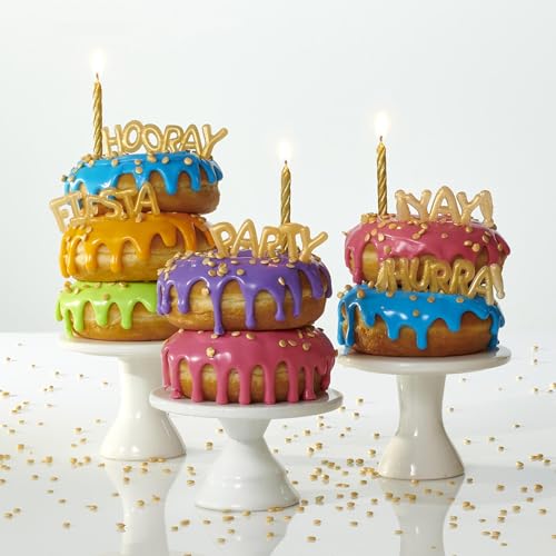 DECOPAC Quins Fancy Sprinkles, 19.5oz, Candy Sprinkles in Handheld Container, Edible Sprinkles For Celebration Cakes, Cupcakes, Cookies - Confetti Gold Quin