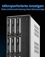 TERRAMASTER T9-500 Pro 9Bay NAS für Unternehmen (Diskless) | Intel Core i7-1255U 10-Core, 16GB DDR5 RAM, Dual 10GbE LAN, 2x M.2 NVMe, 4K Transcoding, BBS Backup Suite – Ansicht 7