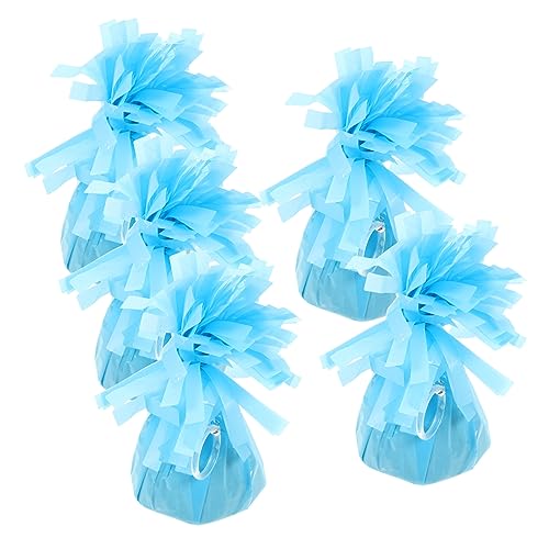 LIFKOME 5 Piezas Bloques para Globos de Multicolor Pesos para Globos de Decoración para Fiestas y Bodas Colgantes para Accesorios para Eventos