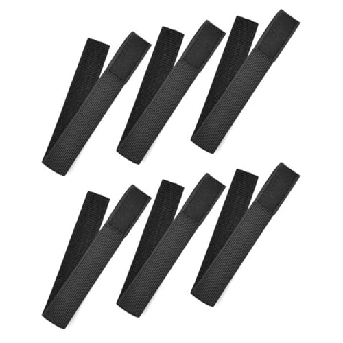 AOOOWER 6pcs Bicycles Ankle Leg Strap Pant Bands Clip Strap Wrist Ankle Bind Bands Adjustable Arm Bands Cycling Trouser Strap