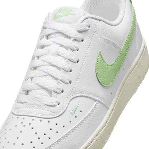 Image of Nike W Court Vision LO NN-White /Vapor GREEN-SAIL-FV9952-104-9UK