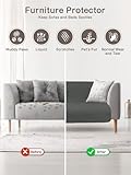 HezzLuv wasserdichte Hundedecke, Sofa Bettdecke Haustierdecke Anti-Rutsch Matte Möbelschutz, Waschbar, Kratzfest, Tierfellresistent, für Welpen, Große Haustiere, Hunde und Katzen (127x157cm)