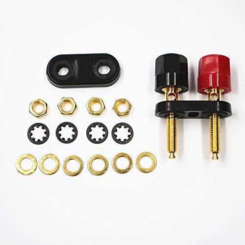 Conectores banana hembra chapados en oro set 4 piezas miniatura 5