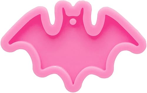 Miniatura 5 de Molde de resina de silicona súper brillante para llaveros de bricolaje, adorno colgante, molde epoxi para decoración de Halloween, decoración de