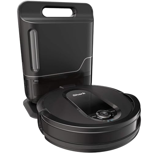 Image of Shark RV1001AE IQ Robot Self-Empty XL, Robot Vacuum with IQ Navigation, Home Mapping, Self-Cleaning Brushroll, Wi-Fi Connected, Works with Alexa, Black