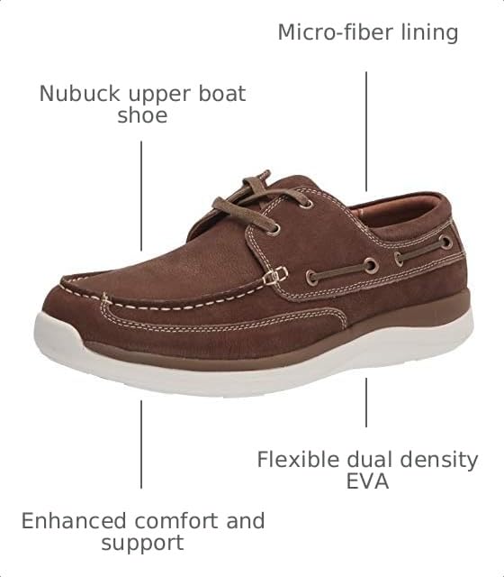 Image of Propet Mens Pomeroy Boat Casual Shoes - Black