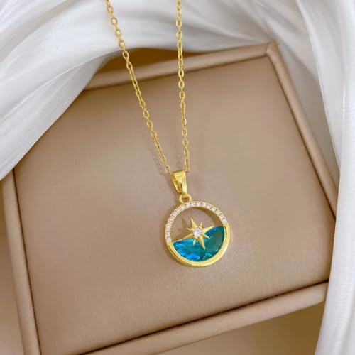 Collier Ocean Star pendentif délicat qui sublime le décolleté sans irritation - 5