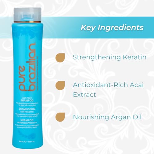 Pure Brazilian 10PBSR13 Anti Frizz Daily Shampoo thumb #2