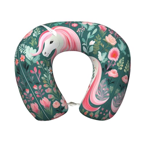 Almohada de viaje espuma viscoelástica tamaño U cómoda miniatura 1