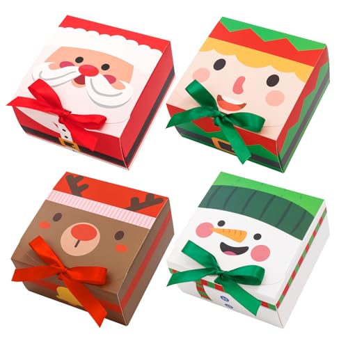 Boîtes cadeaux de Noël pour emballage de bonbons et fêtes