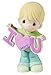 Precious Moments,  Love You More Bisque Porcelain Figurine, Boy, 153002