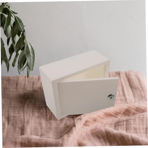 Conteneur secret pour documents verrouillable à clé boîte plastique robuste