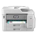 Brother Inkjet Printer, MFC-J5945DW, INKvestmentTank Color Inkjet All-in-One Printer with Wireless, Duplex Printing, NFC and Up to 1-Year of...