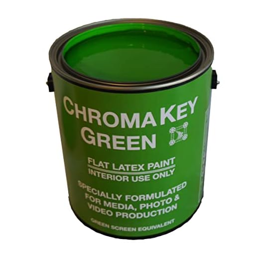 ChromaKey Green Paint 1 Gallon Green Screen Equivalent