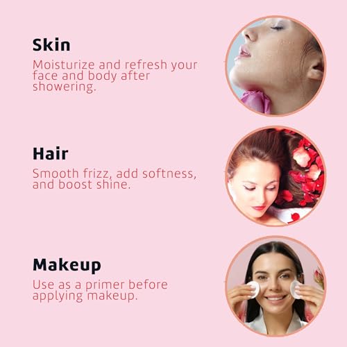 Srishma 100% Pure & Natural Rose Water, Cleanses & Softens Skin, Premium Organic Rose Water, Promotes Healthy Skin Cell, Suitable for All Skin Types (5 Litre)