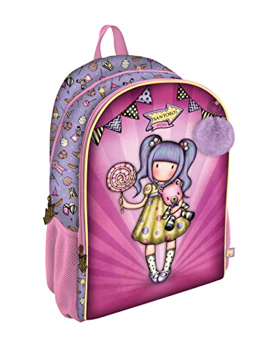 Santoro-Mochila 2 Cremall. Adapt.carro Gorjuss Fairground First Prize 31,5X44X22,5Cm, Multicolor (1109Gj06T)