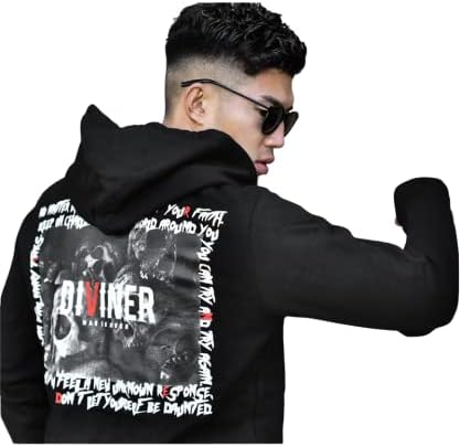 Amazon バックプリントパーカー メンズ ジップアップ スウェット War Is Over ディバイナー Zipパーカー Diviner ジョーカー トレーナー パーカー 通販