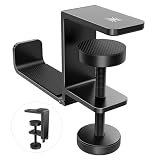 OneOdio MTL99 ヘッドホンスタンド 金属製 ランプ型 折りたたみ式 ヘッドセットハンガー 省スペース 取り付け簡単 ゲーミング対応 ブラック