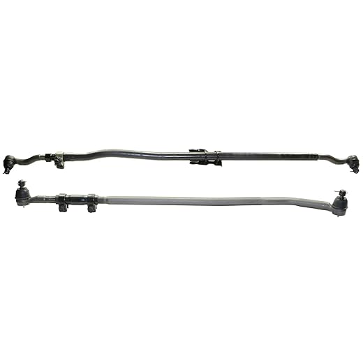 MOOG Front Alignment Caster/Camber Kit - Jeep Wrangler Steering Assembly - Steering Rod Assembly with Tie Rod Ends Set for Precise Handling & Durability - For Jeep Wrangler