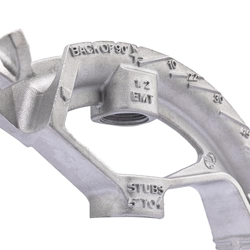 Tête de cintreuse robuste pour tube 1/2 EMT en acier forgé
