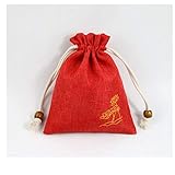 Bolsa de Lino Forro A Prueba De Polvo,Diseño De Película Interior,Prevenir Eficazmente El Polvo En,Con Cuerda De Alta Calidad,Fácil De Cerrar Y Abrir,Conveniente Para Llevar alrededor.