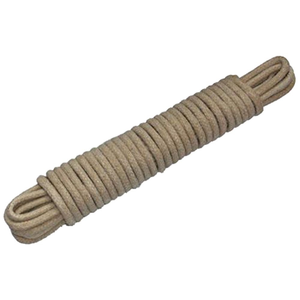 Concept4u Brown Premium Waxed Cotton Sash Cord 8Mm Heavy Duty Braided Rope For Window Repairs Smooth Pulley Operation For Blinds, Clothes Airers & Diy 10M Length – 1 Pack.