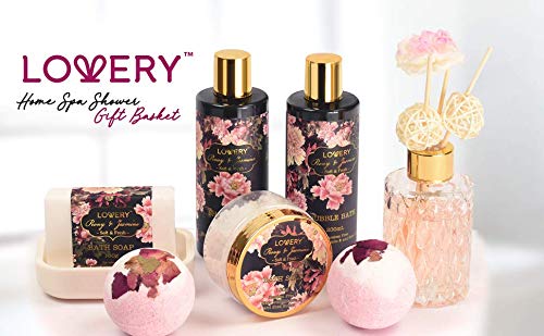 Birthday Gift Baskets, Home Spa Gifts Set - Bath & Shower Caddy Set For Women And Men, Luxury 11Pc Set - Fresh Peony And Jasmine Fragrance - Paraben & Cruelty Free - Best Gift Idea For All Occasion #TOP7