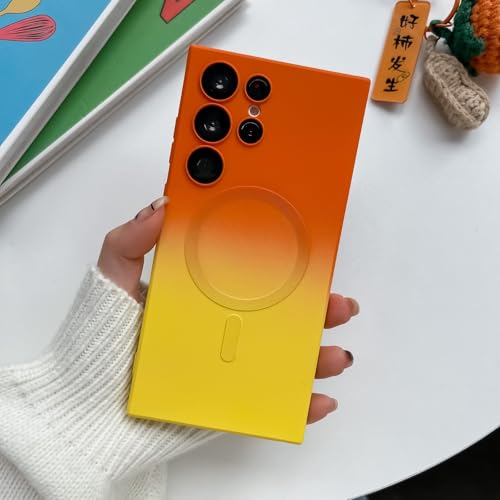 Coque arrière silicone magnétique pour Samsung Galaxy S25 Ultra