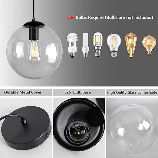 Image of Mahganya Decoration Modern Ceiling Lamp for Living Room, Office,Bedroom Lamp with All Fixtures and Fitting White Design Hanging Antique Fitting (Smoke Black Cap)