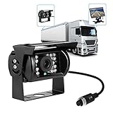 ★ Einfache Installation: Wasserdichter Kameragehäuse mit Sonnenblende und Metallhalterung. Einfache Montage auf jeder flachen Oberfläche des Fahrzeugs.