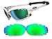 Galaxy Replacement Lenses for Oakley Racing Jacket Emerald Green Color Polarized