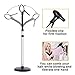 Erytlly Hair Dryer Stand Hands Free 360-Degree Rotating Adjustable Height Metal Hair Dryer Stand Blow Dryer Holder for Bathroom, Vanity, Makeup Room