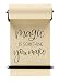 RETTEL Kraft Paper Roll Display - Wall Decor/Trending Wall Mount - (1) Kraft Paper Roll Included  (Black, 24 Inch)