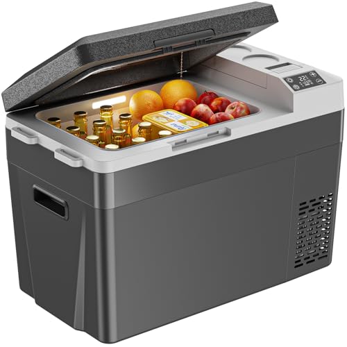 Silonn 12V Portable Car Refrigerator Cooler (24QT)