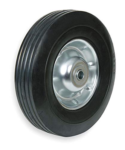 Semi-Pneumatic Wheel, 10 in., 200 lb., Sym