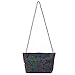 Goclothod Geometric Purse Fashion Holographic Crossbody Shoulder Bag Clutch Handbag Chain Purse