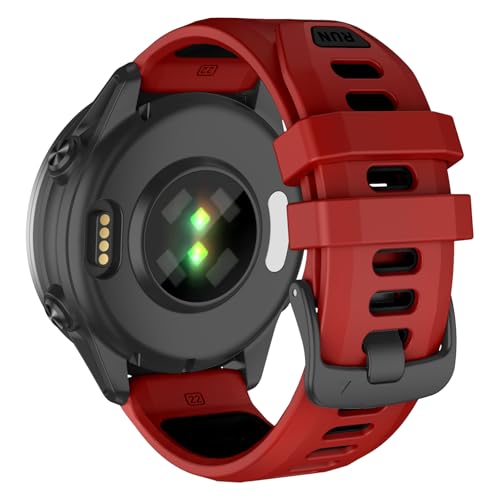 Correa de silicona 22 mm para Garmin Forerunner miniatura 2
