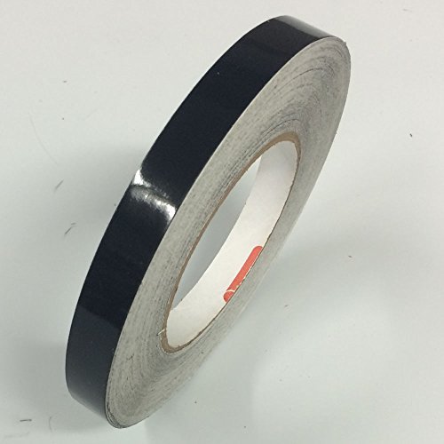 Oracal 651 Vinyl Pinstriping Tape - Pinstripes, Decals, Stickers, Striping - 1Inch X 150Ft. Roll - Matte Black #TOP2