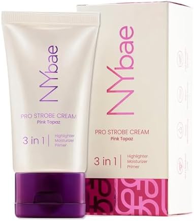 NY Bae PRO Strobe Cream - Pink Topaz (30g) | Primer + Highlighter + Moisturizer | Flawless Dewy Makeup | Best Suited For Normal To Dry Skin | Instant Radiance | Illuminating & Glowing Makeup Base