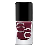Catrice ICONAILS Gel Lacquer, Gellack, Nagellack, Nr. 42 Rust In Peace, rot, langanhaltend, glänzend, ohne Aceton, vegan, Mikroplastik Partikel frei (10,5ml)