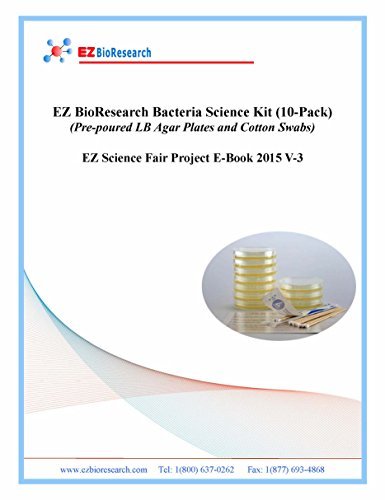 Ez Bioresearch Bacteria Science Kit (Iv): Top Science Fair Project Kit. Prepoured Lb-Agar Plates And Cotton Swabs. Exclusive Free Science Fair Project E-Book Packed With Award Winning Experiments. #TOP2