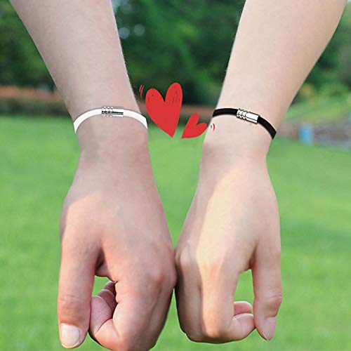 ISAKEN Anion Armband Antistatik Armband für Damen und Herren, Silikon Antistatisches Handgelenksbänder Armbänder, Beseitigt Statische Negative Ionen Wasserdicht Handschlaufe Gesundheitspflege Armband