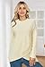 OUGES Womens 2025 Fall Maternity Sweater Shirts Long Sleeve Crewneck Crossover Ribbed Hem Plus Size Pregnant Top Blouse Wool Blend Winter Casual Pregnancy Must Haves Clothes (Apricot,M)