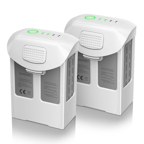 Artman Phantom 4 Battery 2-Pack for DJI, 5870mAh Intelligent Flight Replacement Batteries Compatible with DJI Phantom 4 Pro Series Drone Battery