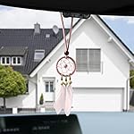 Mini Dream Catcher 7pcs Set - Car Interior Rearview Mirror Dangle Bag Pendant Charm 1.2" Diameter and 9" Long - Image 2