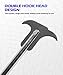 SCUARI Seal Puller,Car Accessories,Professional Seal Puller Tool with Dual Hook Tips,Oil Seals Removal Tool,Automotive Tools for Removing Oil and Grease Seals,Fit for Car,SUV,Light Truck (Black)