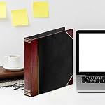 Performore 2 Pack of Professional Luxor 3 Ring Binder 1.5 Inch Locking Slant Angle D-Rings, Maroon Turned Edge Flat, Durable Heavy Duty Presentation Folder Binder for Documents Paper Files Projects