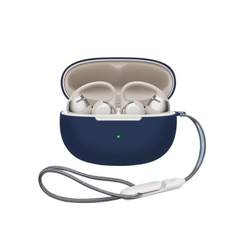 KOOLRIVER�EFor Shokz OpenDots 2 �P�[�X �V���R�� �V���v�� �ی�J�o�[ �X�g���b�v�t�� For �V���b�N�X �I�[�v���h�b�c �c�[(�_�[�N�u���[)